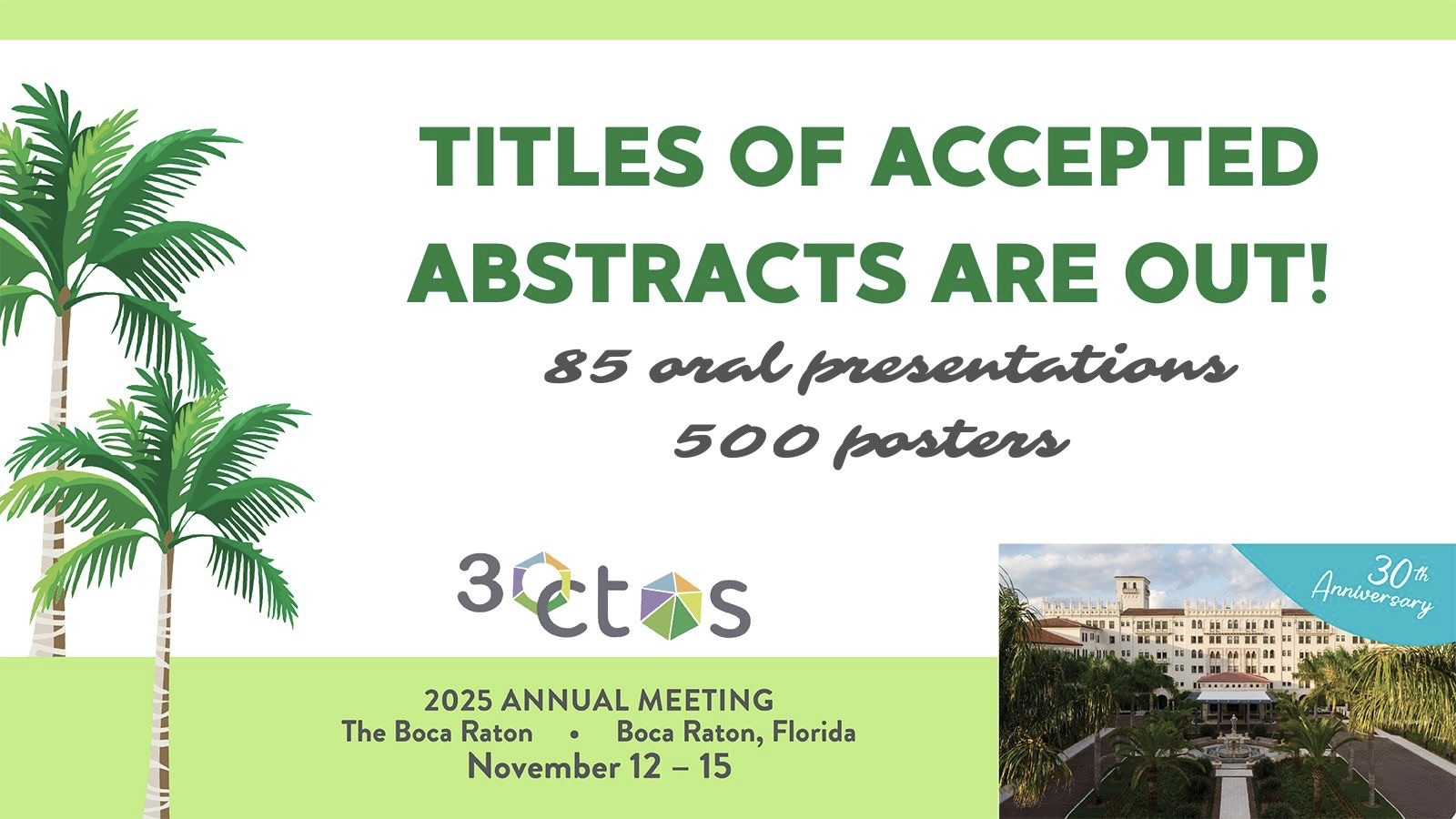 30th CTOS Annual Meeting