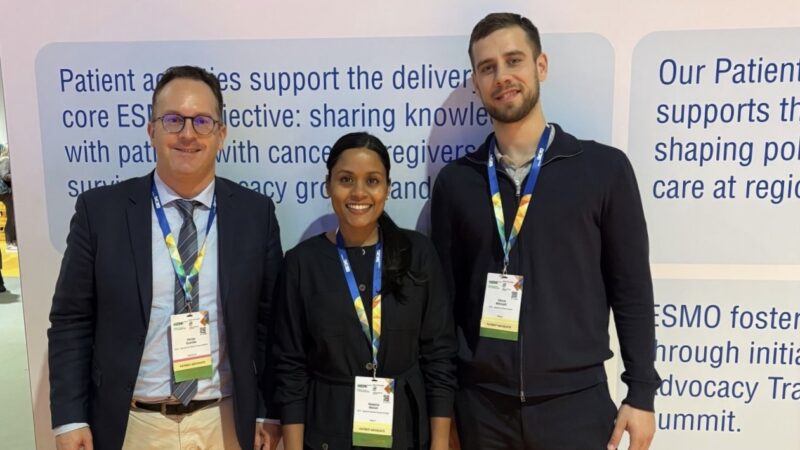 The DISCERN Project Communications Team at ESMO 2025 – Digestive Cancers Europe