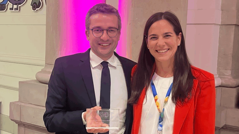 Angela Lamarca Congratulates Matteo Lambertini on His Recognition as a Fellow of ESMO