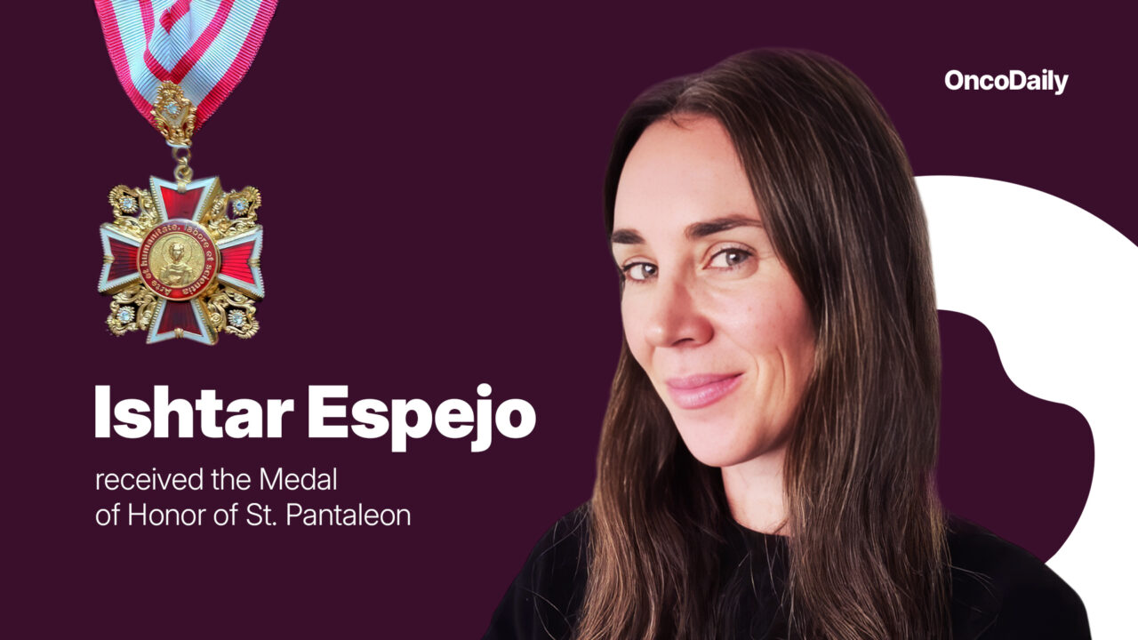 Ishtar Espejo Received the Medal of Honor of St. Pantaleon