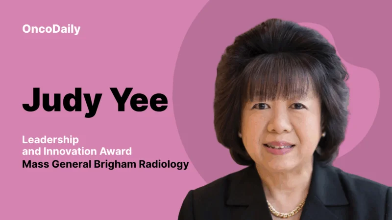 Judy Yee: Humbled to Receive the “Leadership and Innovation Award” from Mass General Brigham