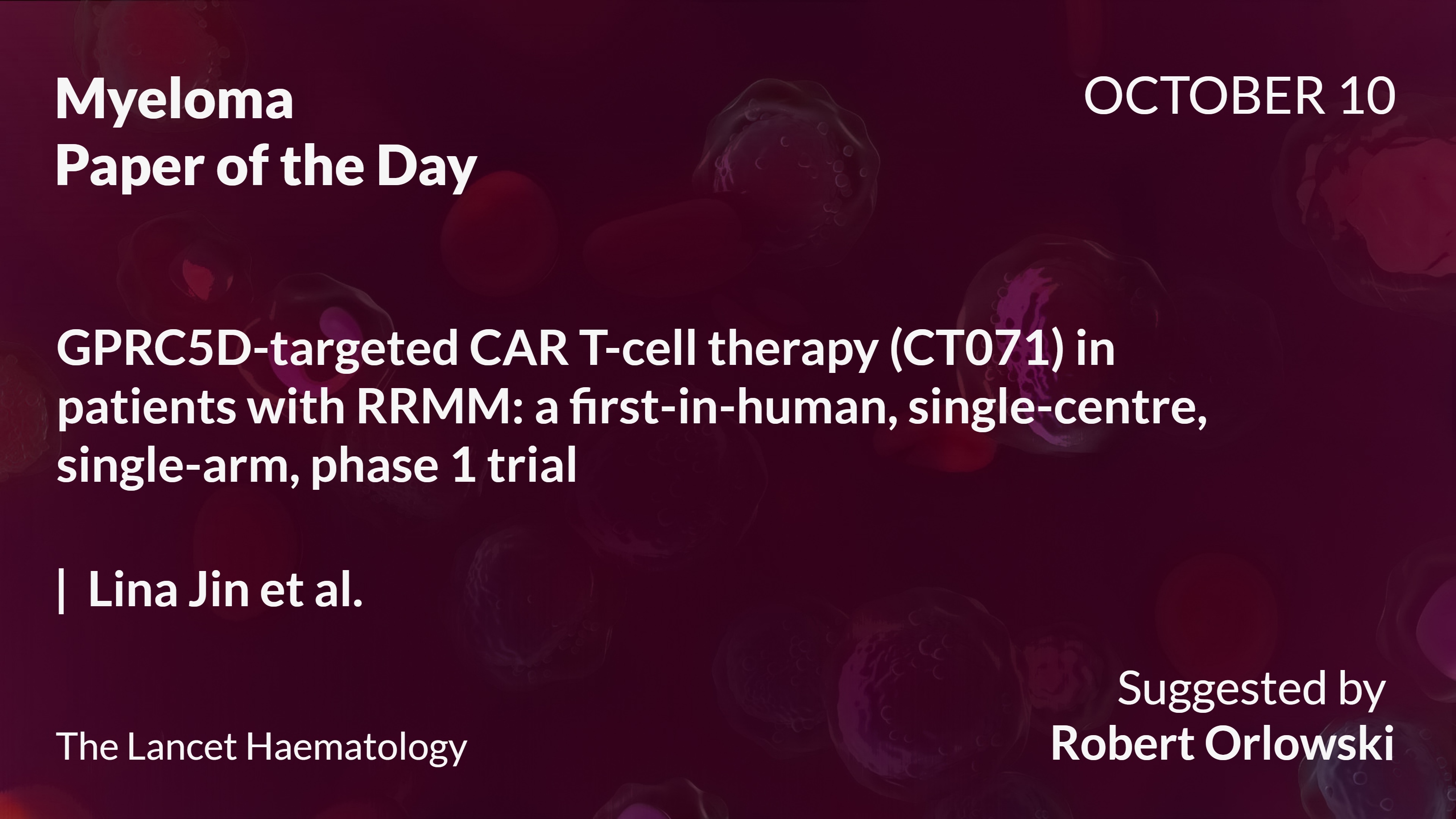 Myeloma Paper of the Day