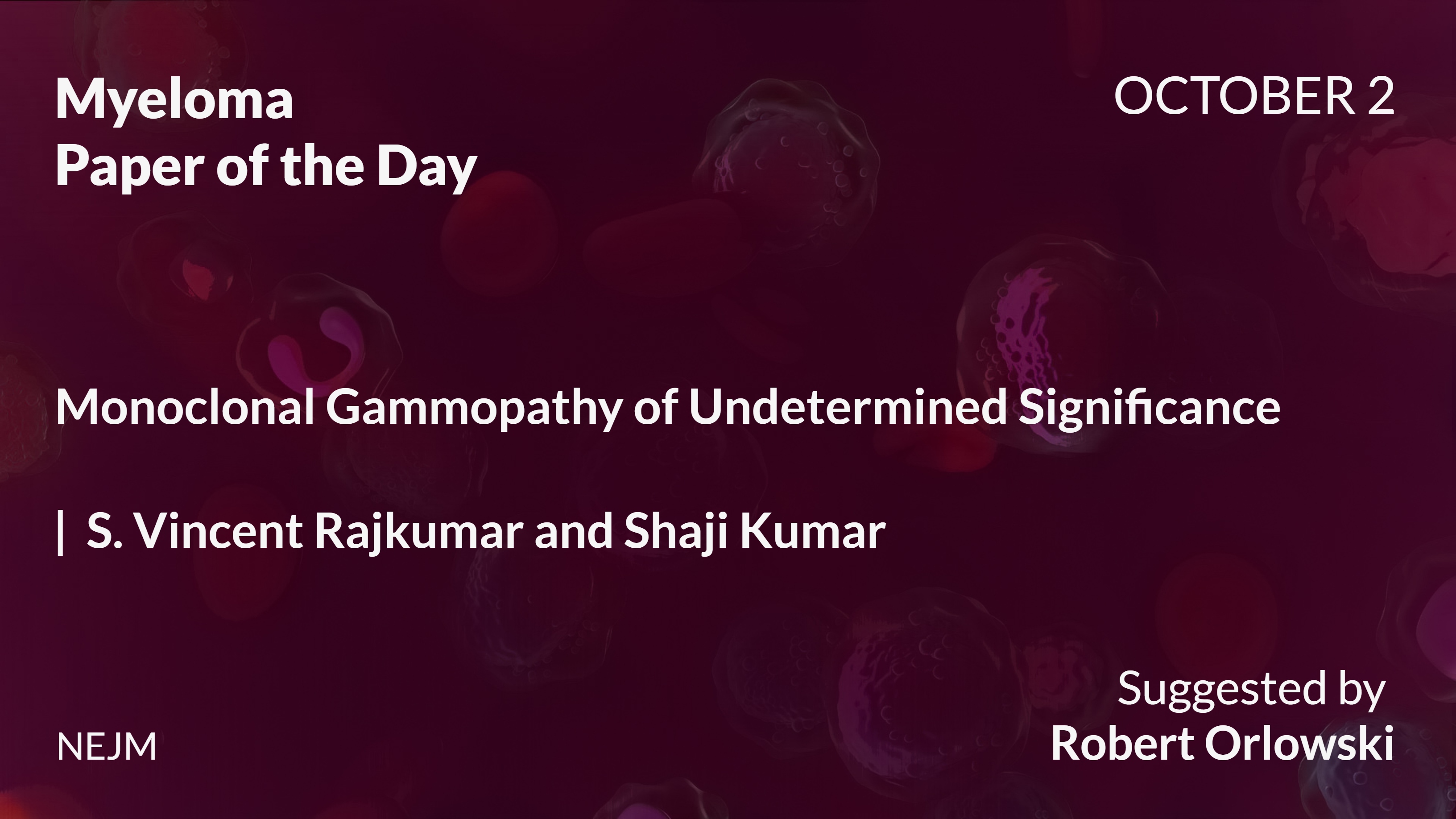 Myeloma Paper of the Day