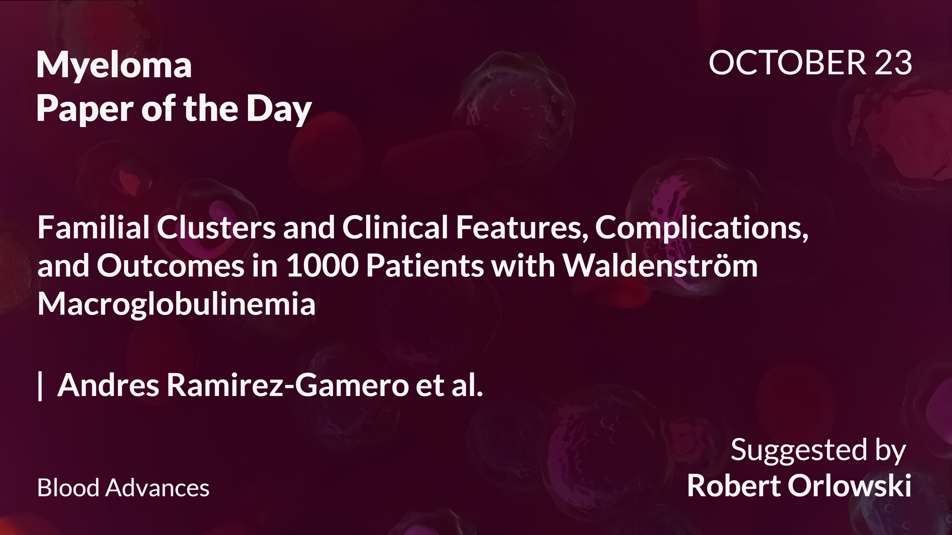 Myeloma Paper of the Day