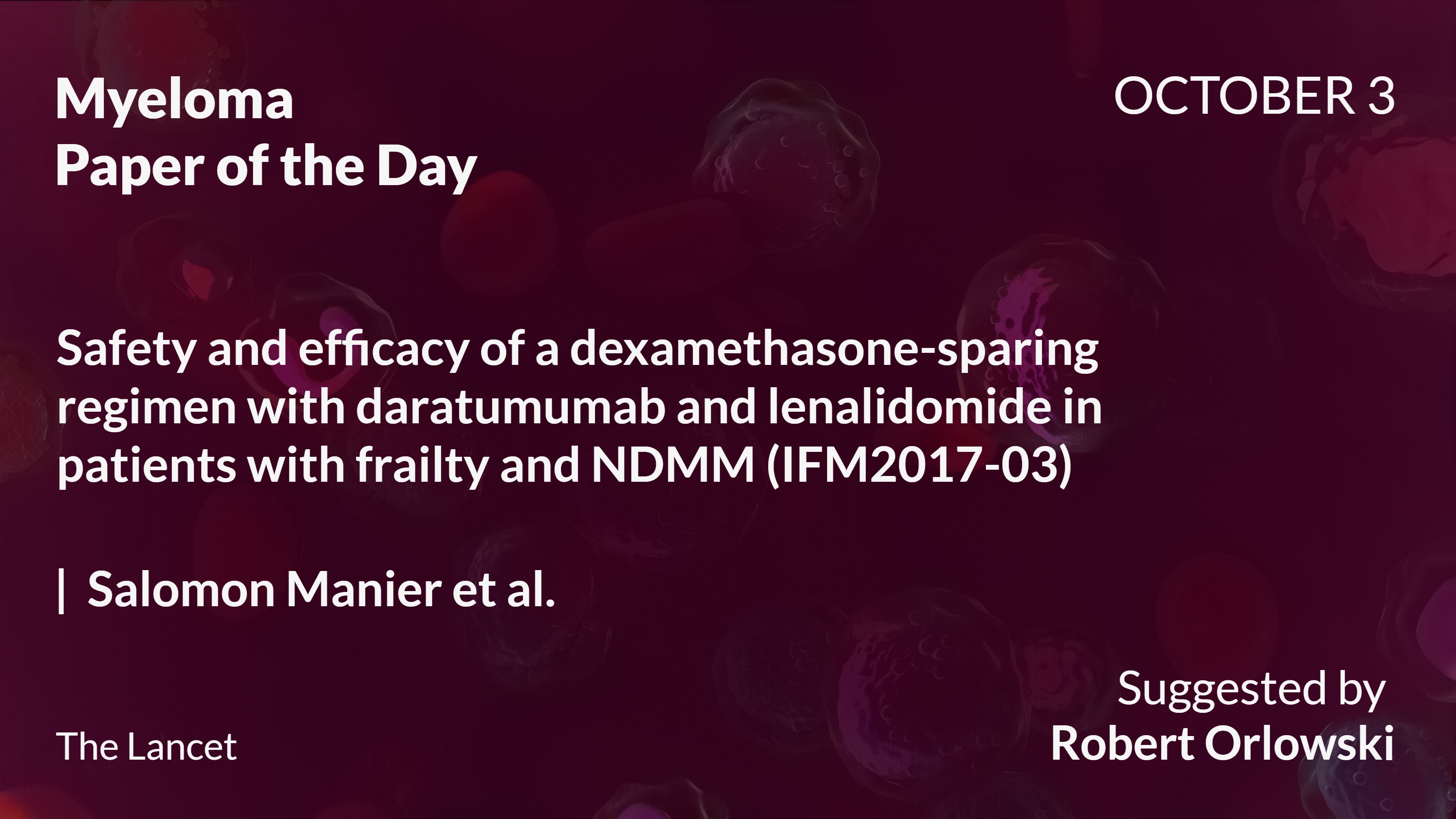 Myeloma Paper of the Day