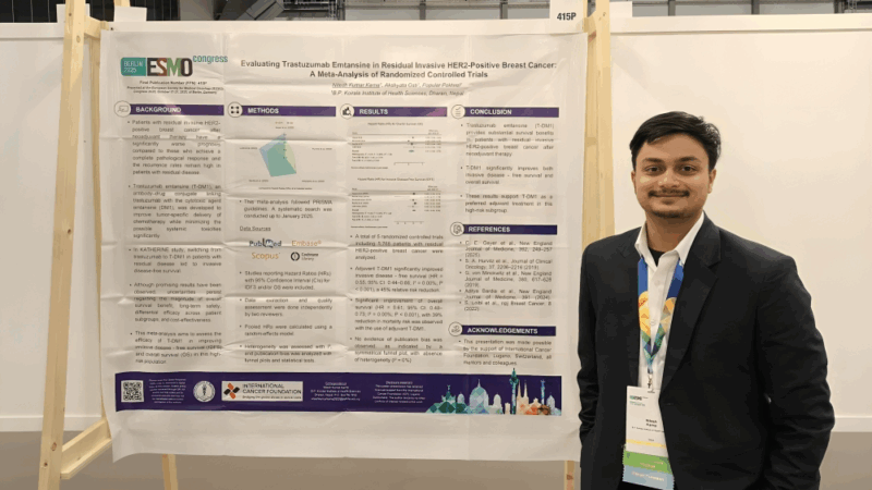 Bishal Gyawali: Proud of Nitesh Kumar Karna for Earning the Anita and Ganesh Gyawali Award