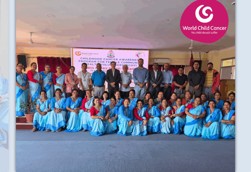 FCHVs Joined the 1st Grassroots Training on Recognizing Early Signs of Childhood Cancer - World Child Cancer 2 FCHVs Joined the 1st Grassroots Training on Recognizing Early Signs of Childhood Cancer - World Child Cancer