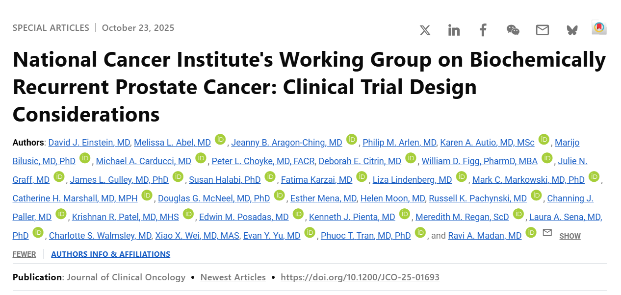 Yüksel Ürün: NCI Call to Redefine Biochemical Recurrence with PSMA PET Insights 2 Biochemical recurrence