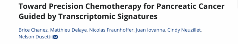 Precision Chemotherapy
