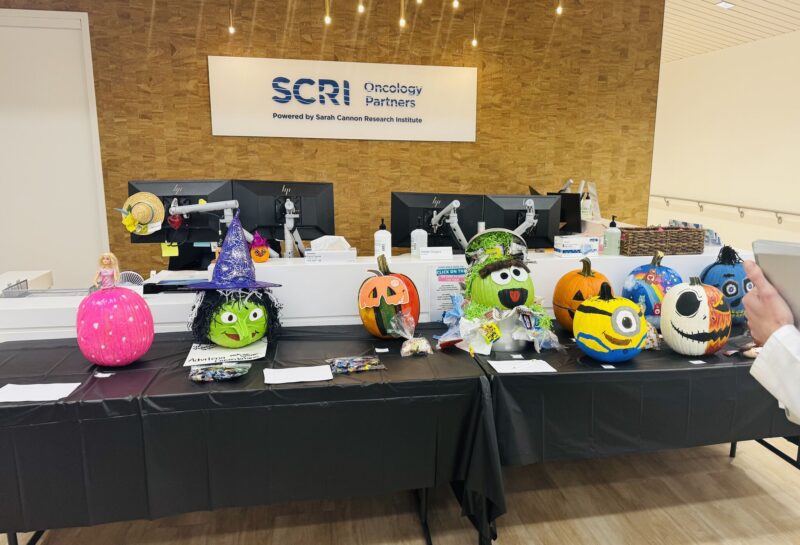 Erika Hamilton: Bringing a Little Halloween Spirit to Sarah Cannon Research Institute 2 Halloween