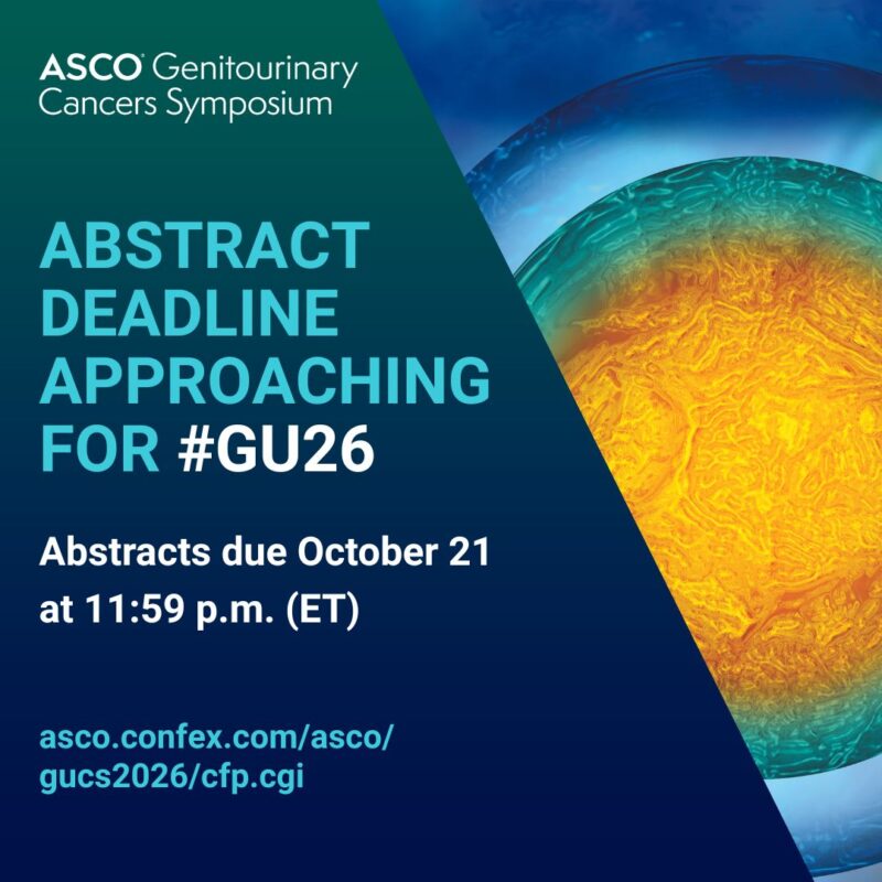 ASCO Calls for Final Abstract Submissions for ASCO GU 26