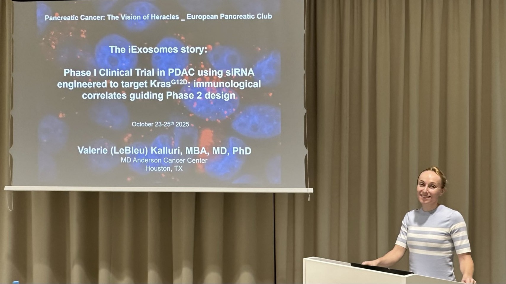 Anirban Maitra: Engineered Exosomes with KrasG12D Specific siRNA in Pancreatic Cancer