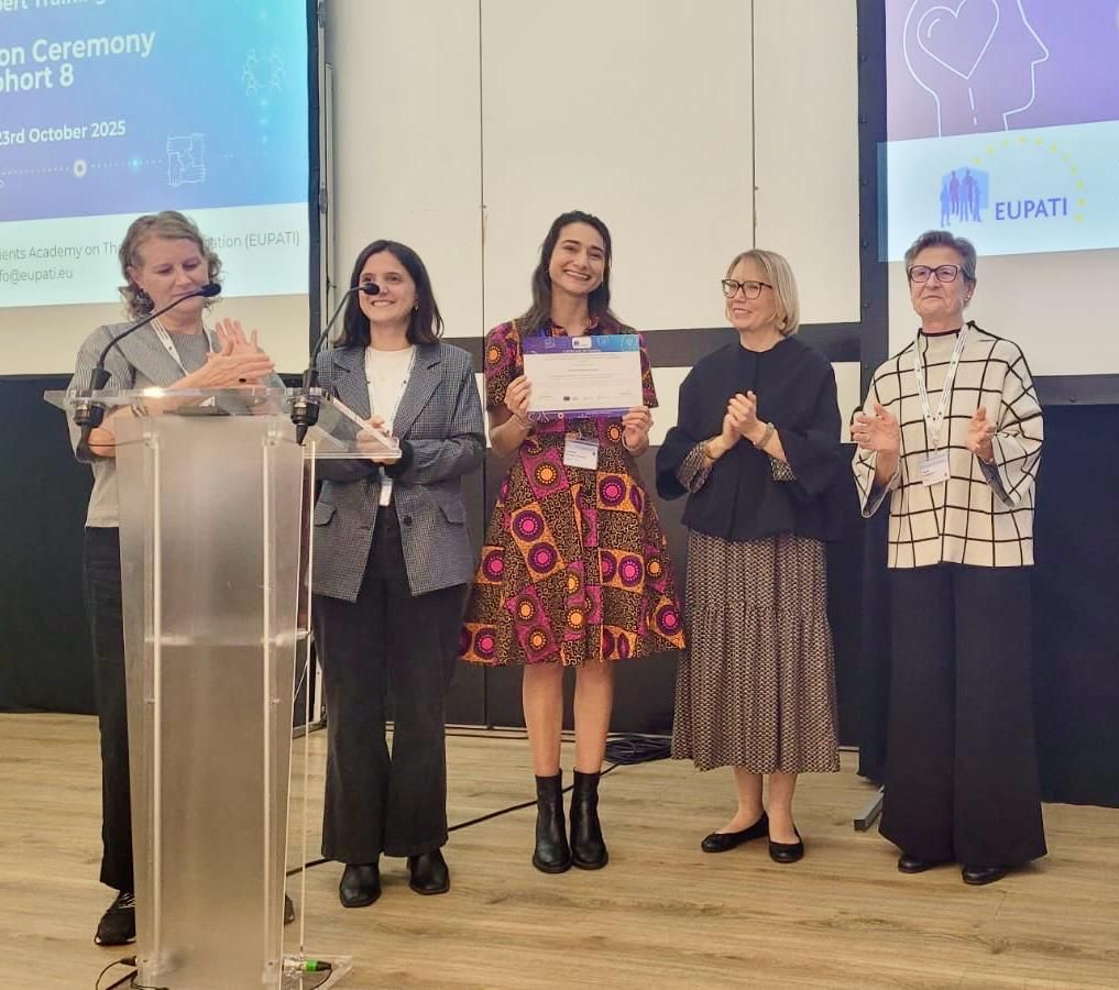 Carmen Monge-Montero Graduated from the EUPATI Patient Expert Training Programme 2 EUPATI