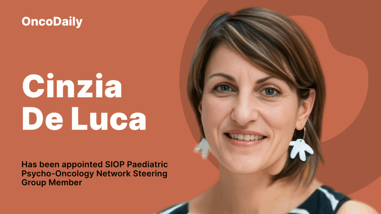 Cinzia De Luca Has Been Appointed SIOP Paediatric Psycho-Oncology Network Steering Group Member