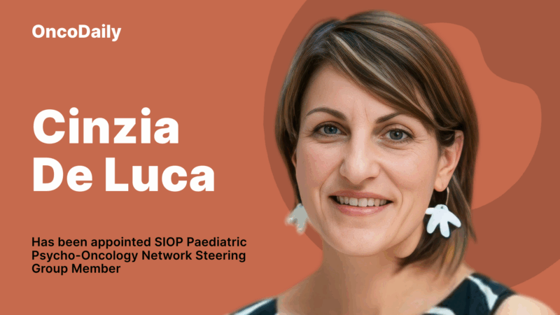 Cinzia De Luca Has Been Appointed SIOP Paediatric Psycho-Oncology Network Steering Group Member
