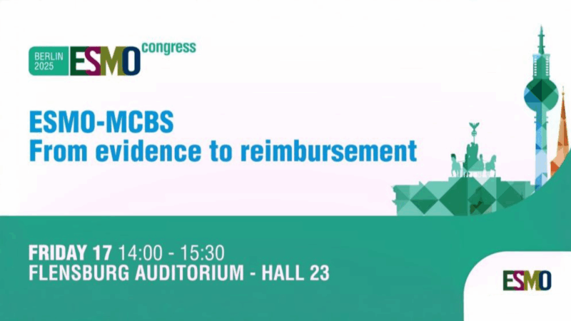 How can ESMOMCBS Guide Reimbursement and Equity in Cancer Care? – ESMO