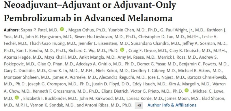 Marco Donia Shared Recent Advances in Melanoma