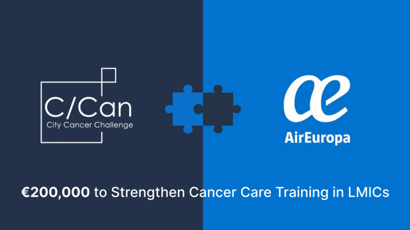 City Cancer Challenge Announced €200,000 Donation from Air Europa