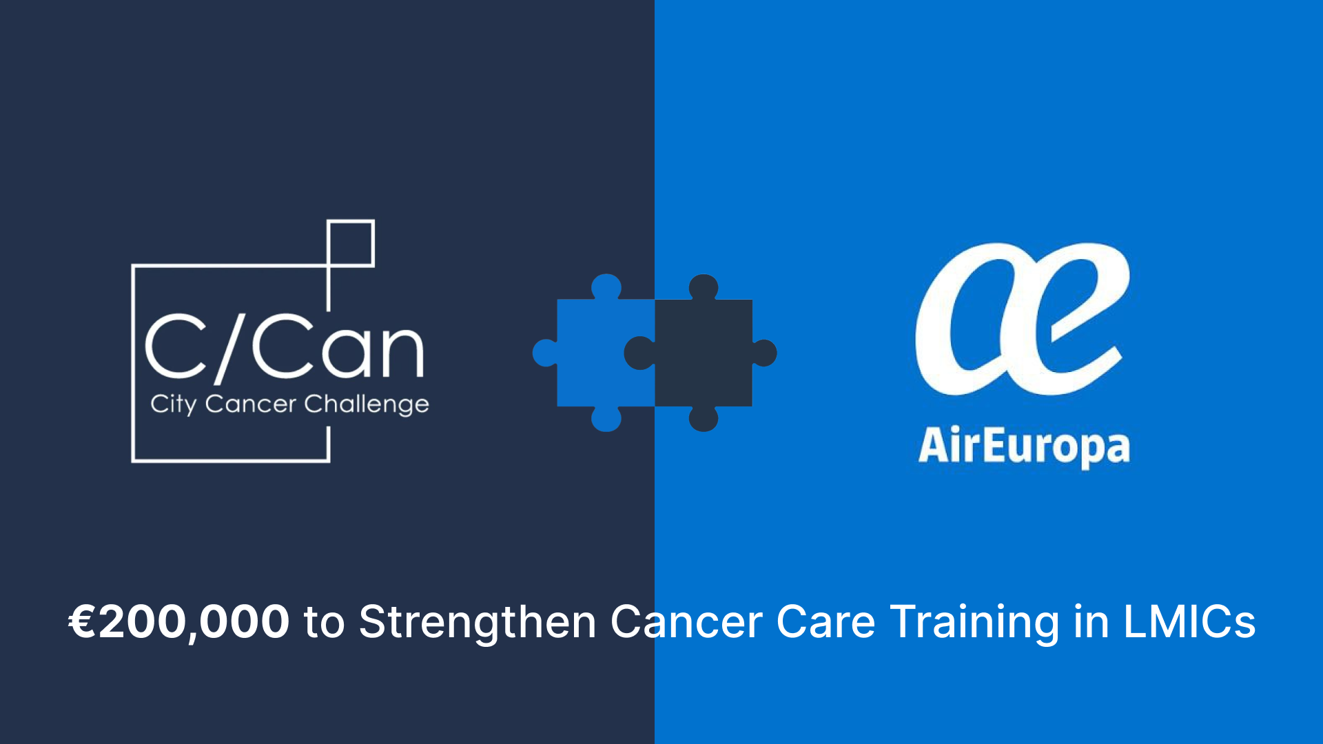 City Cancer Challenge Announced €200,000 Donation from Air Europa 1 City Cancer Challenge Announced €200,000 Donation from Air Europa