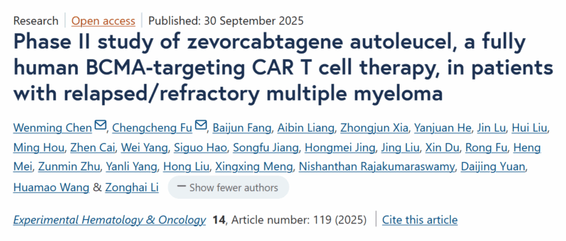 Myeloma Paper of the Day, October 1st, Suggested by Robert Orlowski