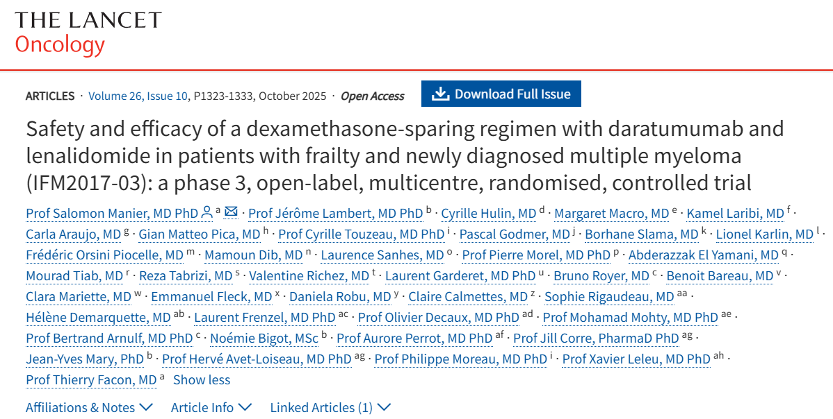 Myeloma Paper of the Day, October 3rd, Suggested by Robert Orlowski