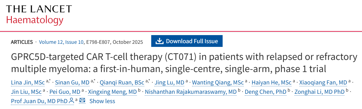 Myeloma Paper of the Day, October 10th, Suggested by Robert Orlowski