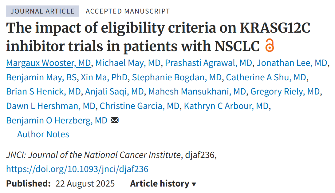 Balazs Halmos: Broadening Clinical Trial Eligibility Beyond "Superhuman" Patients
