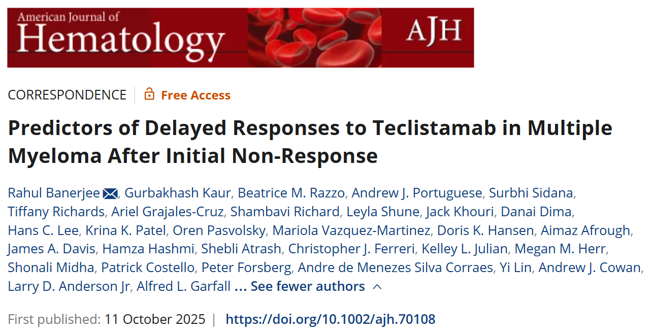 Myeloma Paper of the Day, October 13th, Suggested by Robert Orlowski