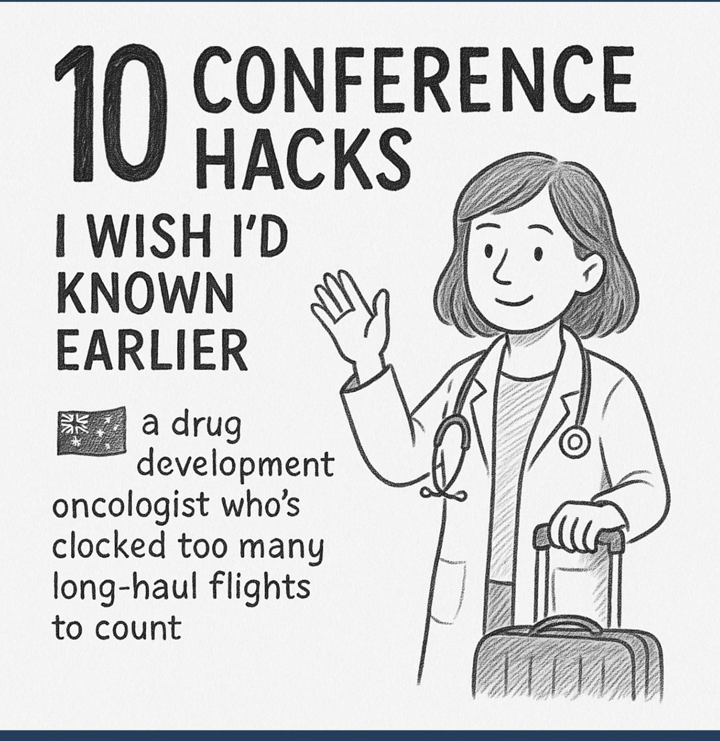 Jia (Jenny) Liu: Conference Hacks for Professional and Health/Sanity at Major Congresses