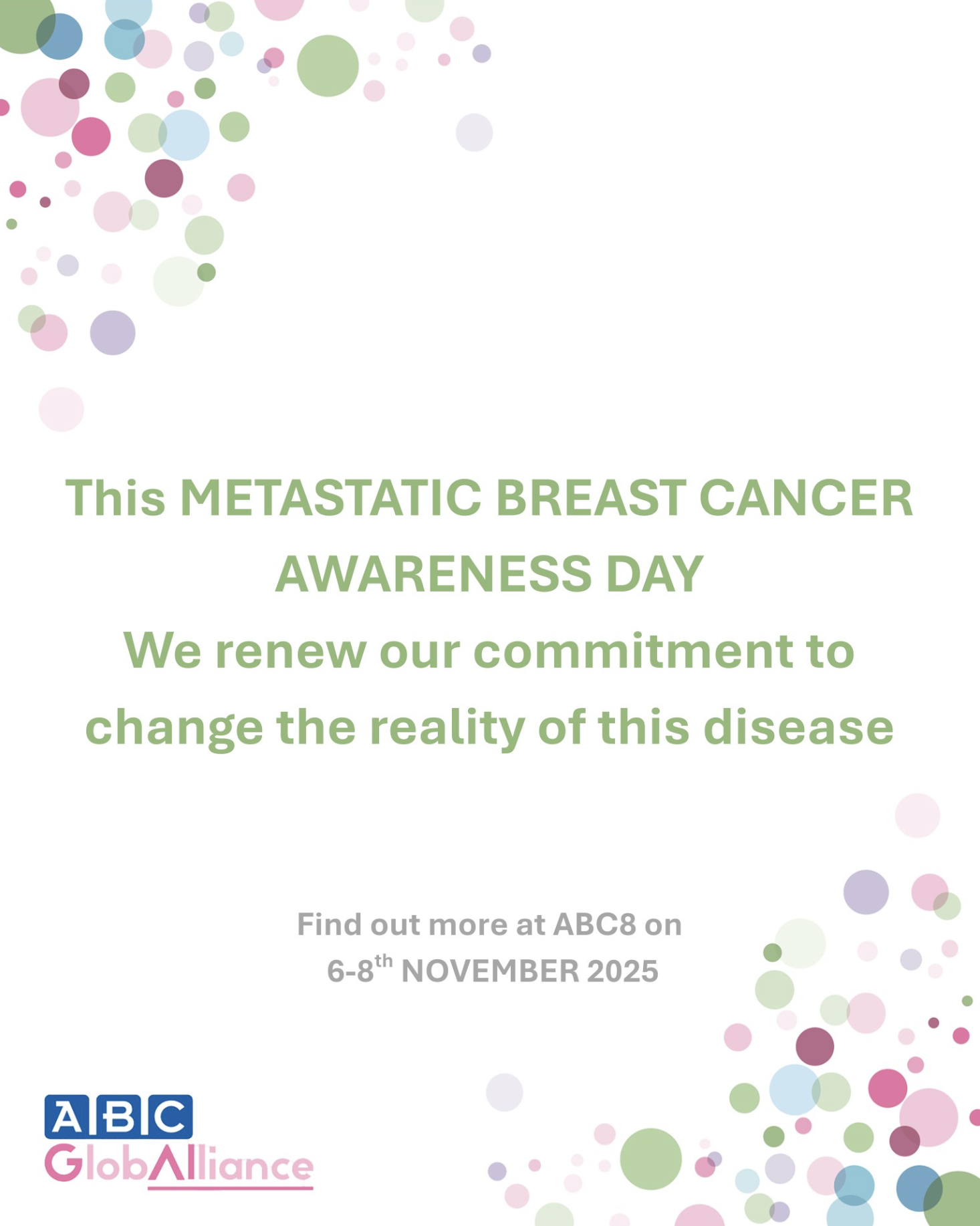 Metastatic Breast Cancer Day 2025: Understanding Advanced Disease and Highlighting Community Voices 3 ABC Global Alliance