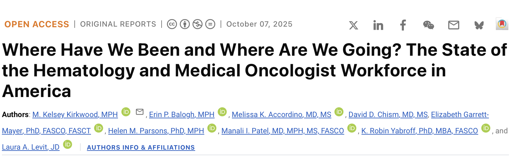 Eric Small: ASCO is Committed to Building a Sustainable Oncology Workforce
