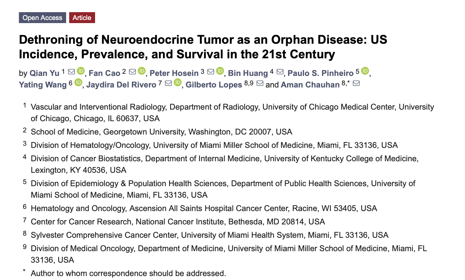 Aman Chauhan: Neuroendocrine Tumors Demand More Research Funding, Drug Access, and Policy Focus