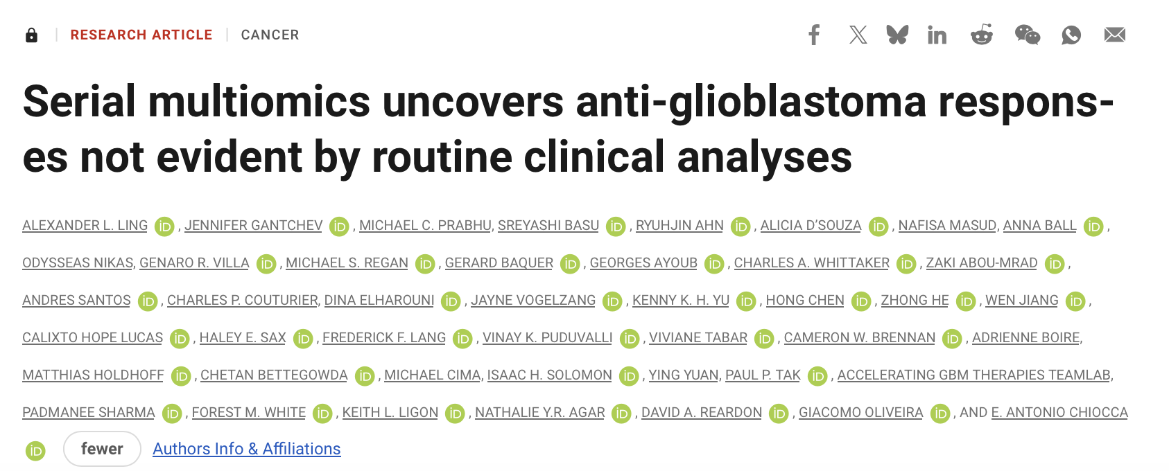 Nicola Ferrari: The Value of Longitudinal Tissue Sampling and Multiomic Profiling in GBM’s Complex Evolution