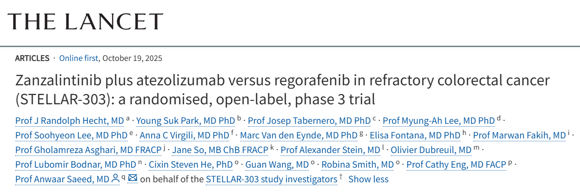 Combination of Immunotherapy and Targeted Therapy Improves Survival for Patients with Advanced CRC