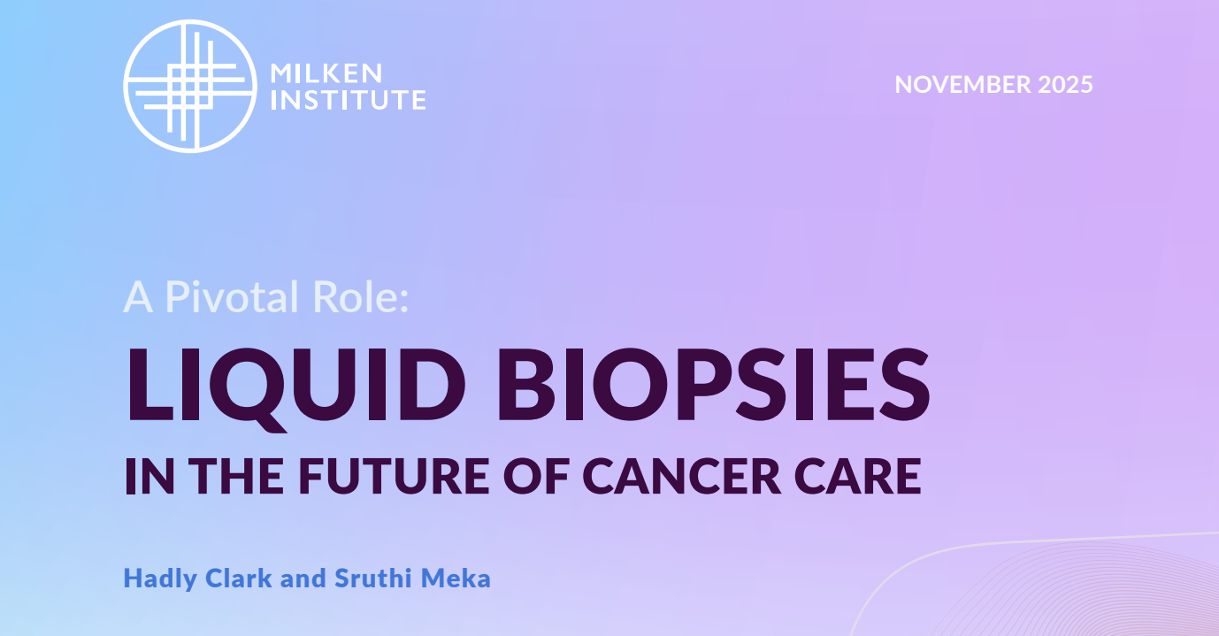 A Pivotal Role: Liquid Biopsies in the Future of Cancer Care 2 A Pivotal Role: Liquid Biopsies in the Future of Cancer Care