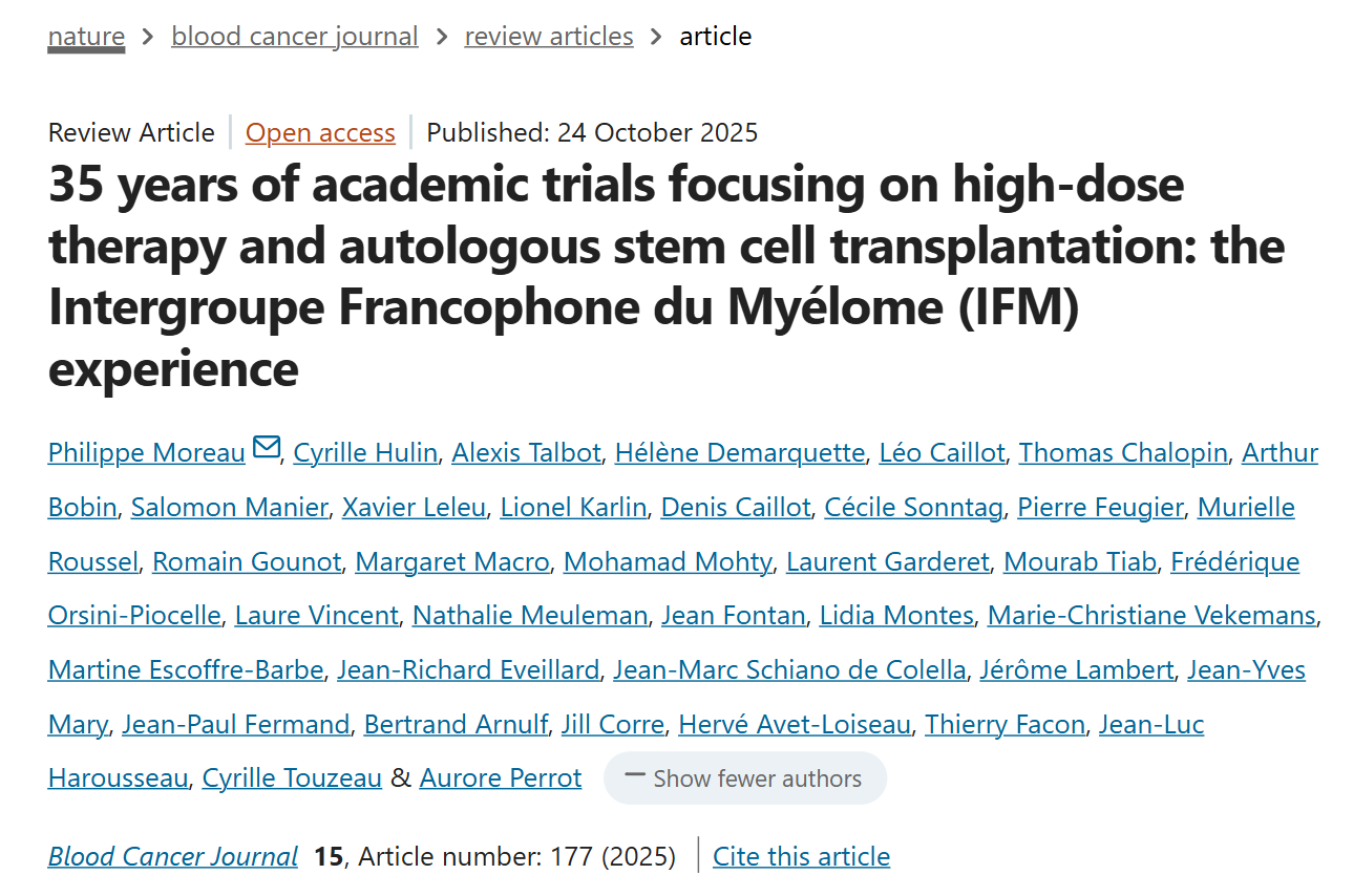 Myeloma Paper of the Day, October 26th, Suggested by Robert Orlowski 2 Myeloma Paper of the Day, October 26th, Suggested by Robert Orlowski