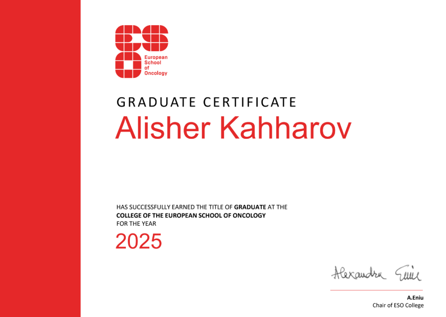 Alisher Kahharov’s Journey to Becoming an ESO College Graduate 2 Alisher Kahharov’s Journey to Becoming an ESO College Graduate