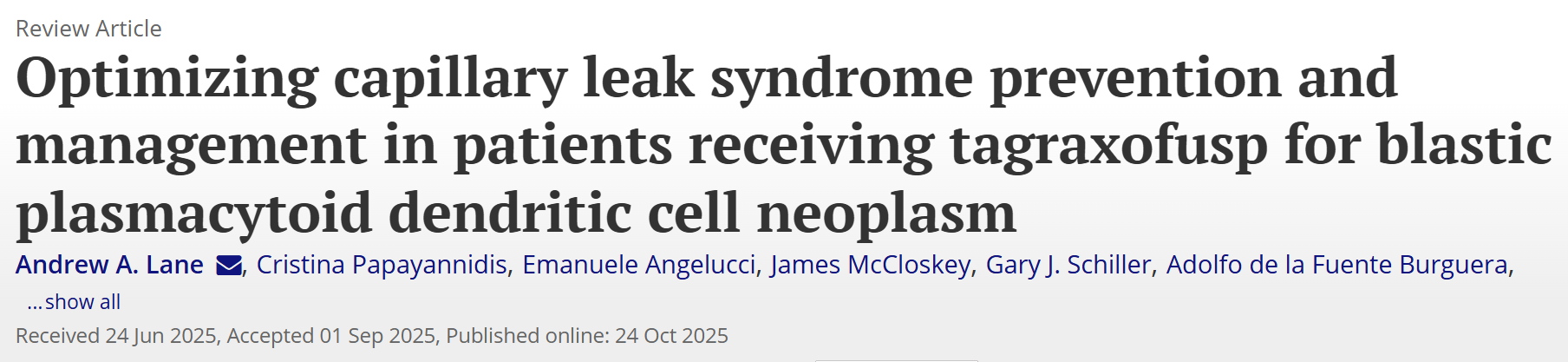 Naveen Pemmaraju: Practical Management Approaches for BPDCN 2 Naveen Pemmaraju: Practical Management Approaches for BPDCN