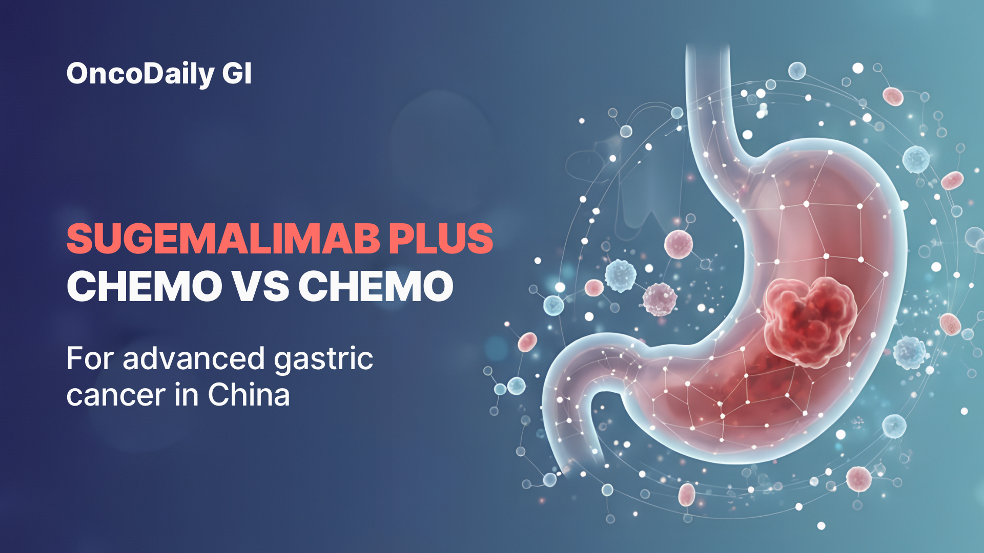 Sugemalimab Plus Chemotherapy vs Chemotherapy for gastric cancer
