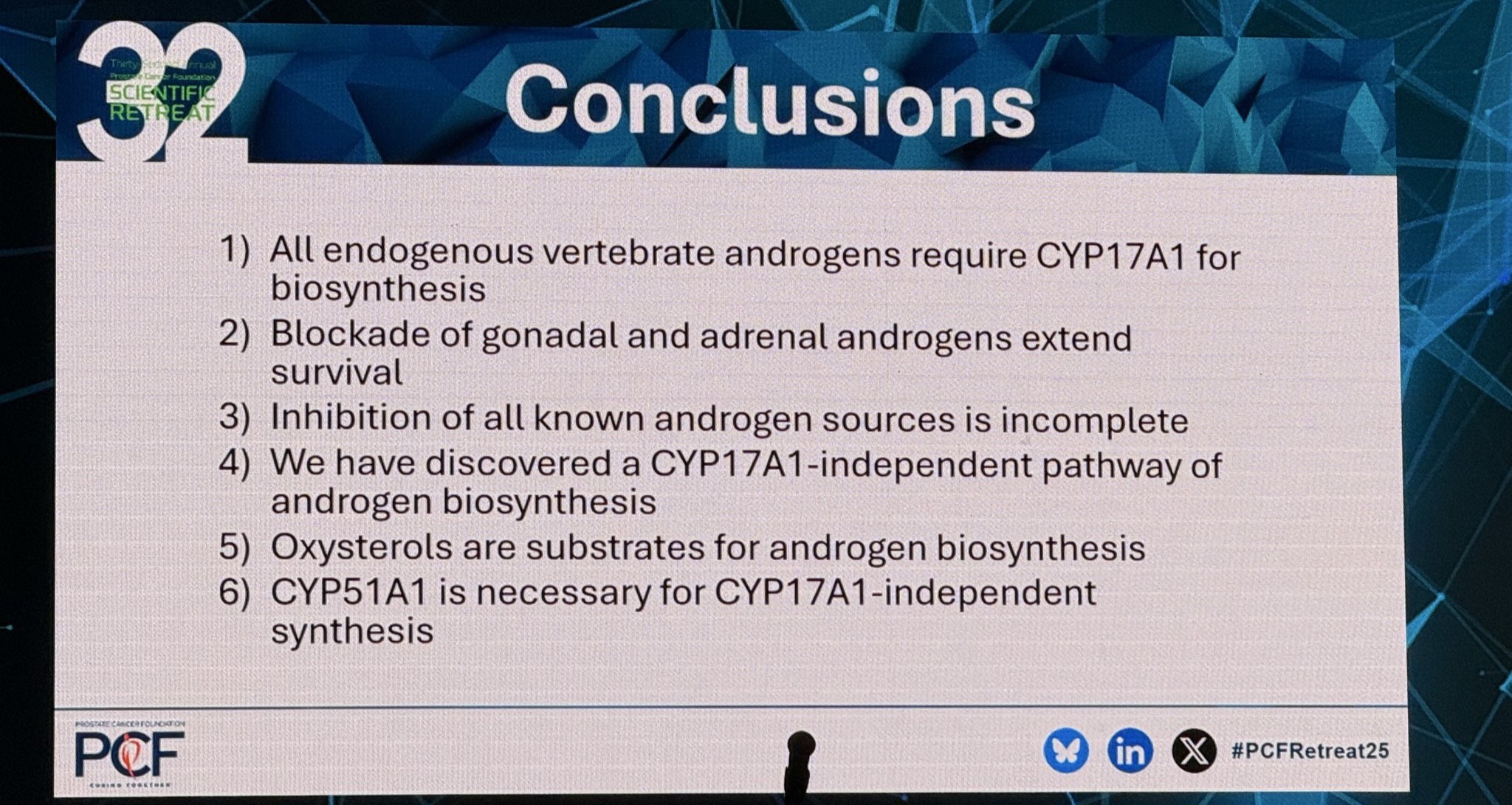 Neeraj Agarwal: How Does "Androgen Biosynthesis" Occur Independent of CYP17A1 and CYP11A1? 2 Neeraj Agarwal: How Does "Androgen Biosynthesis" Occur Independent of CYP17A1 and CYP11A1?
