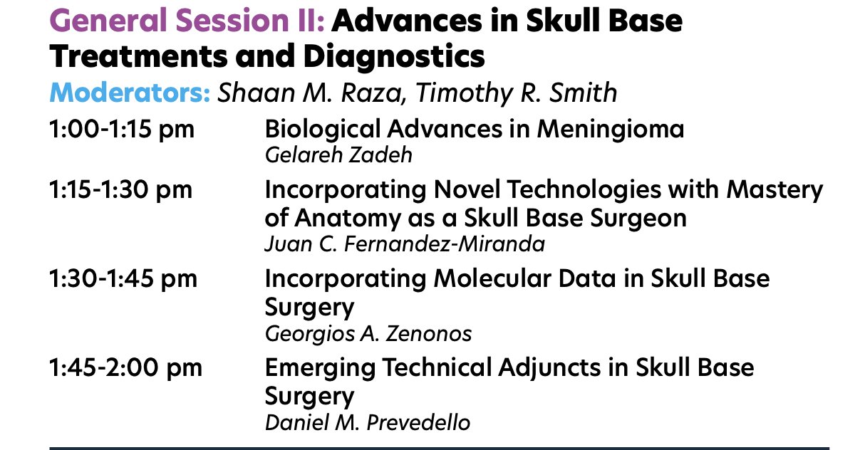 Georgios A. Zenonos: Great Start to the Tumor Section CNS 2025