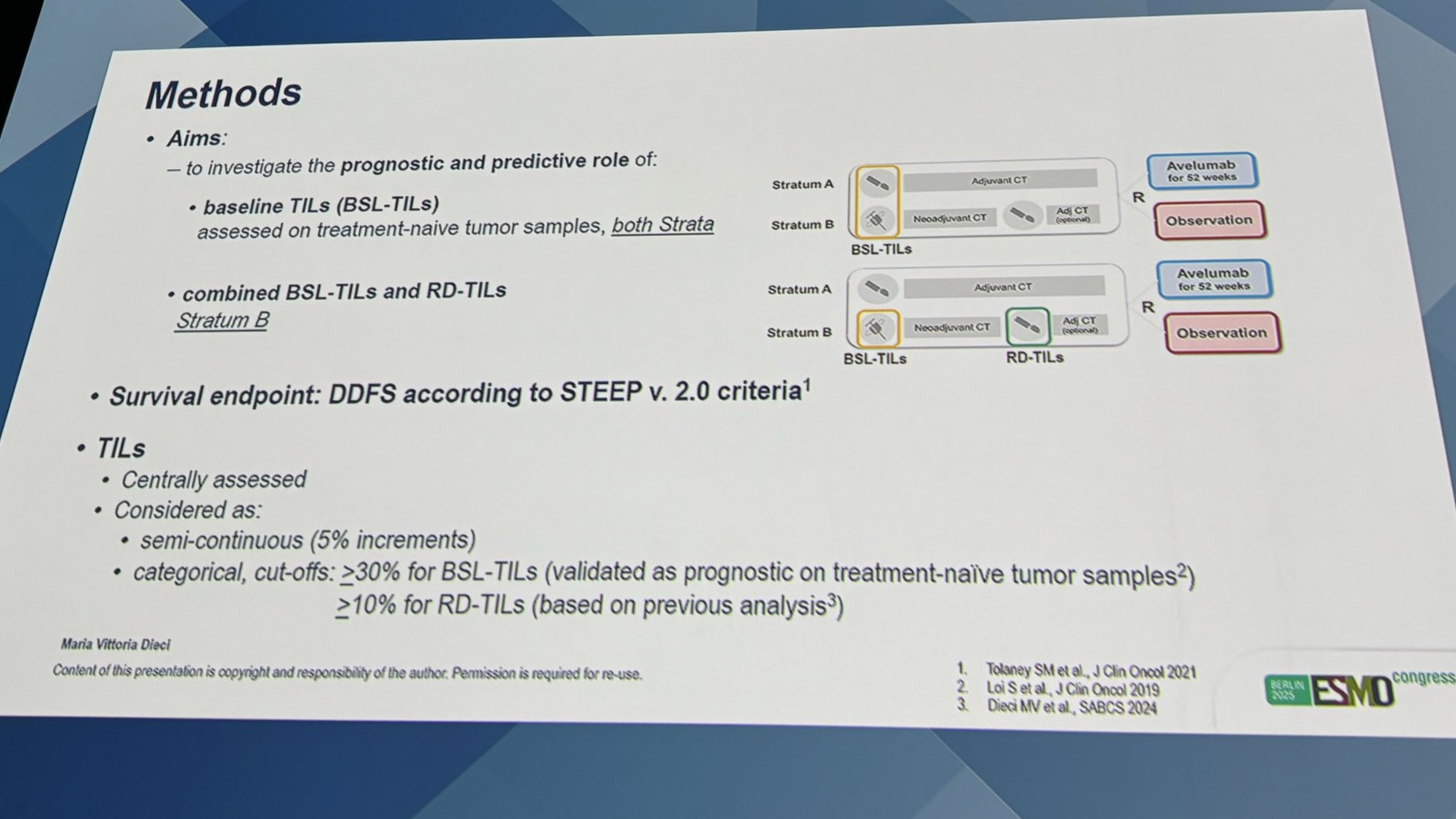 Matteo Lambertini: Maria Vittoria Dieci Presents ABRAVE Trial TILs Data at ESMO25