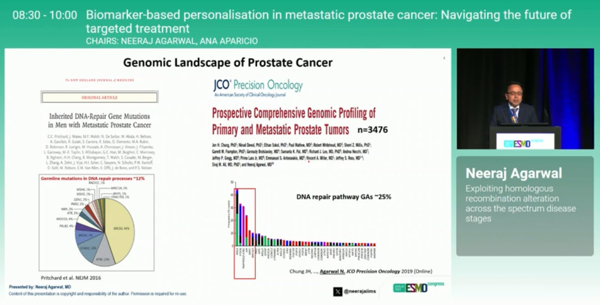 Tian Zhang: Insightful Review of PARP Inhibitors in Prostate Cancer at ESMO25