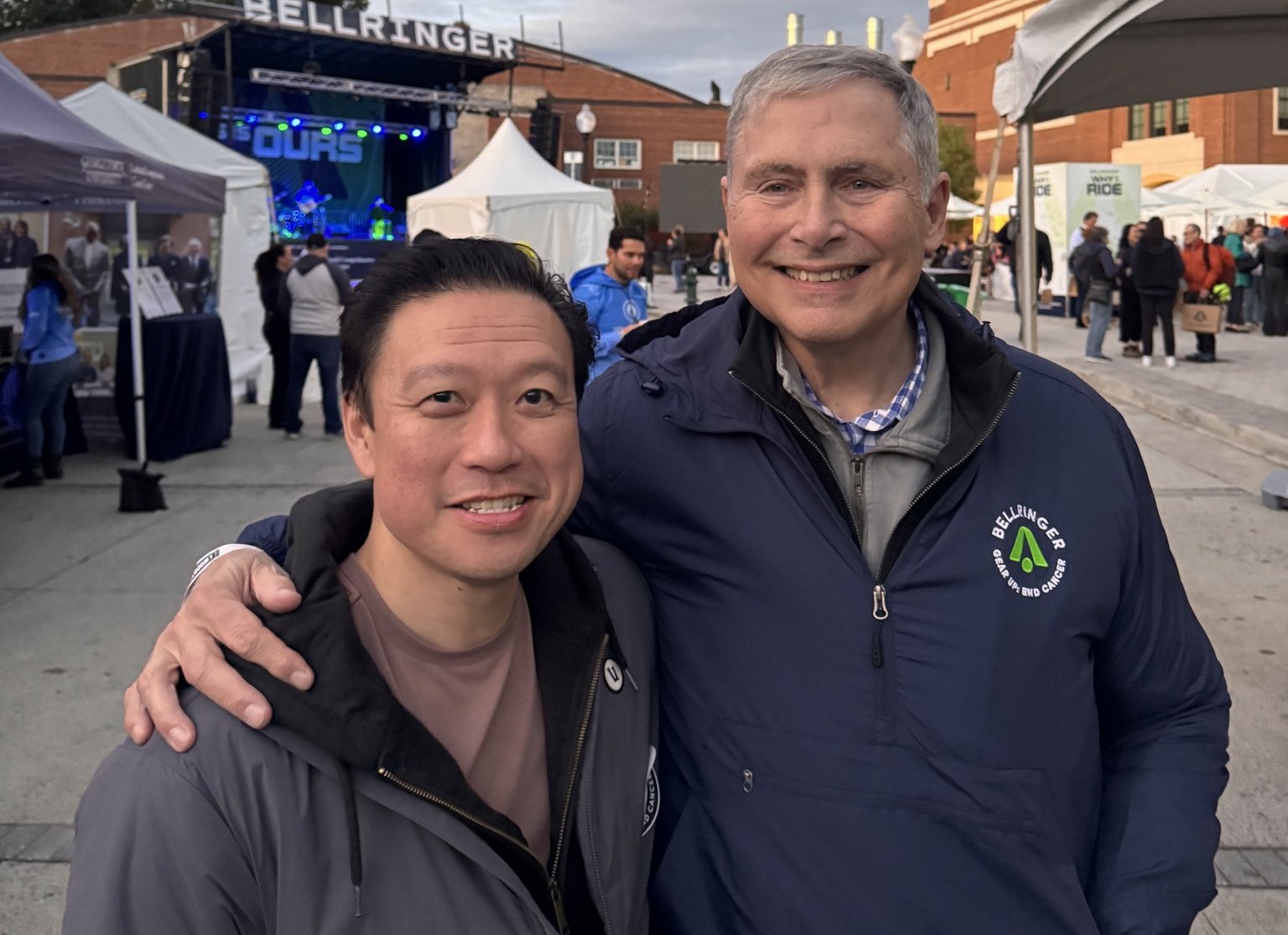 Stephen V Liu: Getting All Set for the BellRinger to Support Cancer Research 2 Stephen V Liu: Getting All Set for the BellRinger to Support Cancer Research