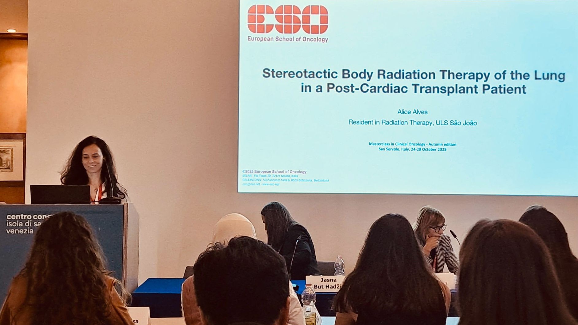 Alice Alves: Grateful to Have Taken Part in the ESO Masterclass in Clinical Oncology