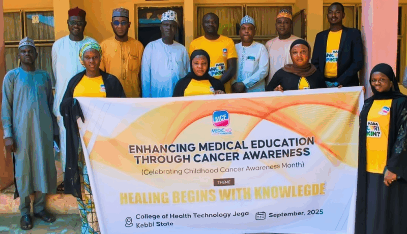 Childhood Cancer Awareness Program at the College of Health Technology, Jega - Medicaid Cancer Foundation