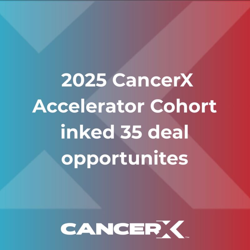 Rasu Shrestha CancerX Accelerator 