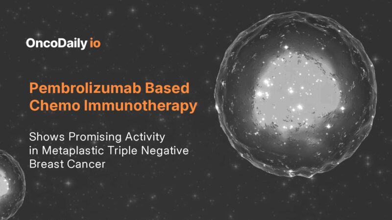 Pembrolizumab Based Chemo Immunotherapy Shows Promising Activity in Metaplastic Triple Negative Breast Cancer