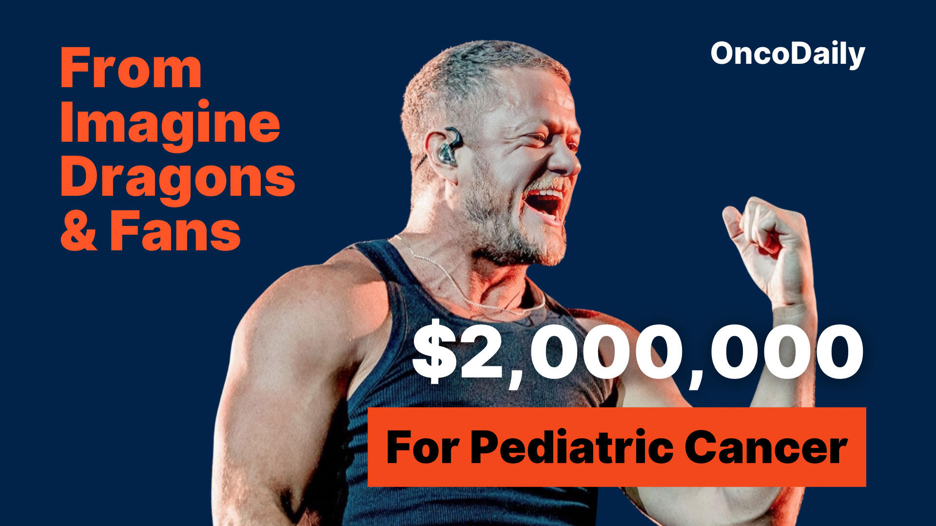 Imagine Dragons and the Tyler Robinson Foundation Raise $2M to Support Pediatric Cancer Families 1 Imagine Dragons and the Tyler Robinson Foundation Raise $2M to Support Pediatric Cancer Families