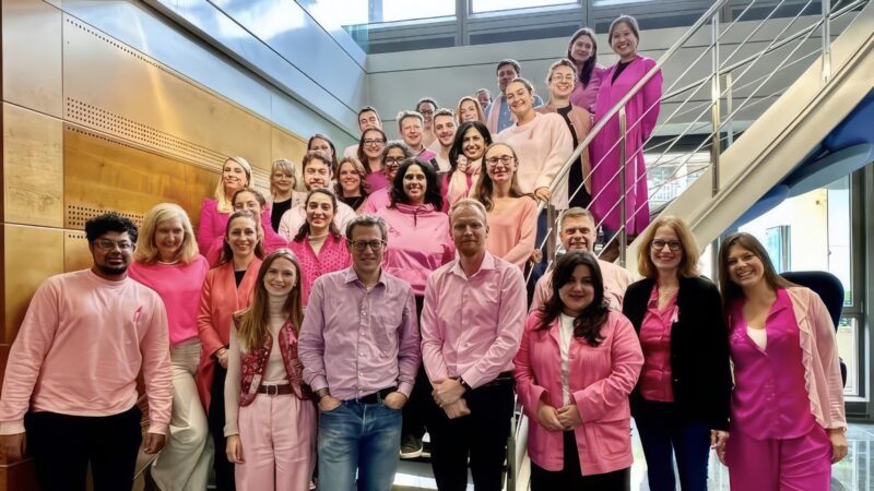 UICC Staff Join Pink October to Raise Awareness About Early Detection